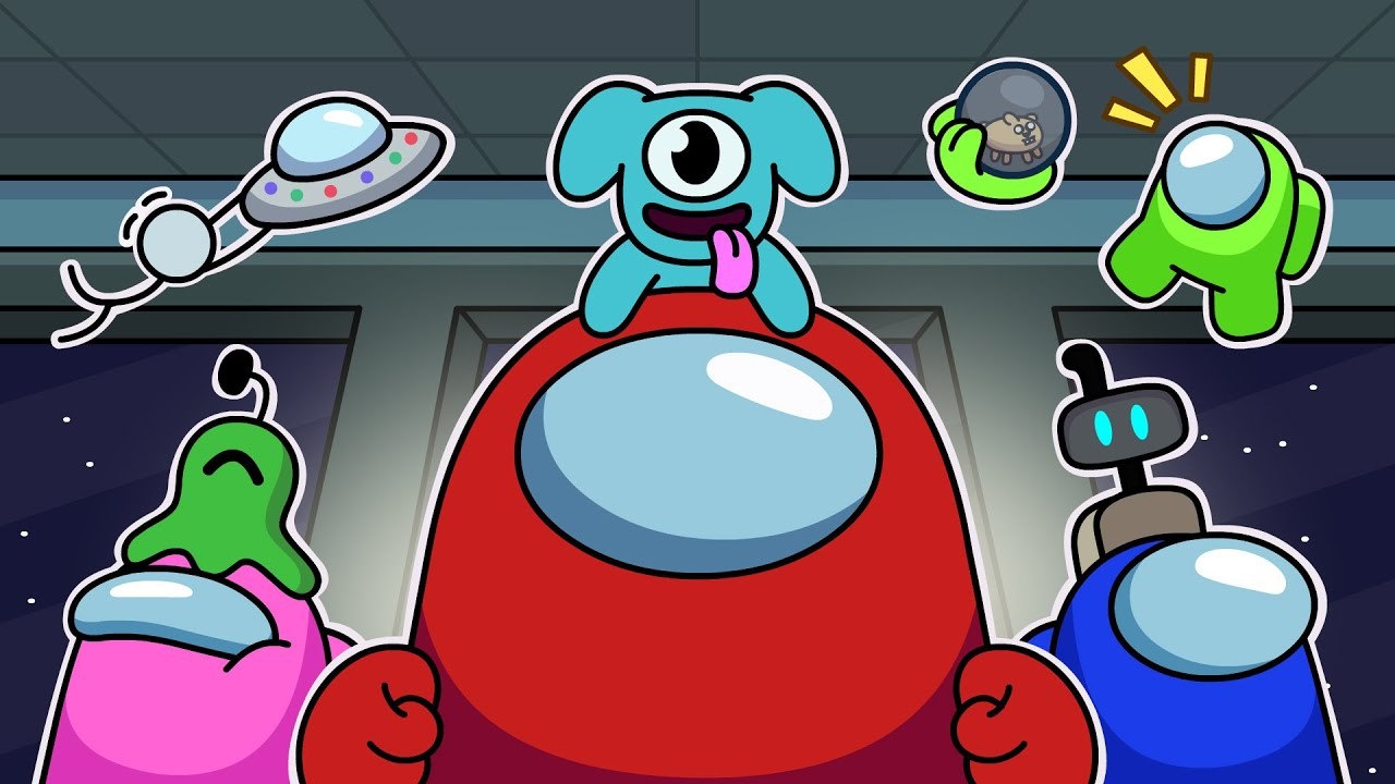 AMONG US: С НАМИ ПИТОМЦЫ НА ВЫРУЧКУ! Анимация Роблокс