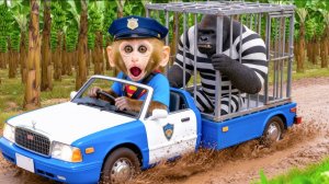 Мультики для детей, обезьянка поймала воришку бананов, мультфильм детям/мультики