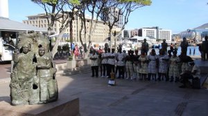 ЮАР. Представление в центре Кейптауна!