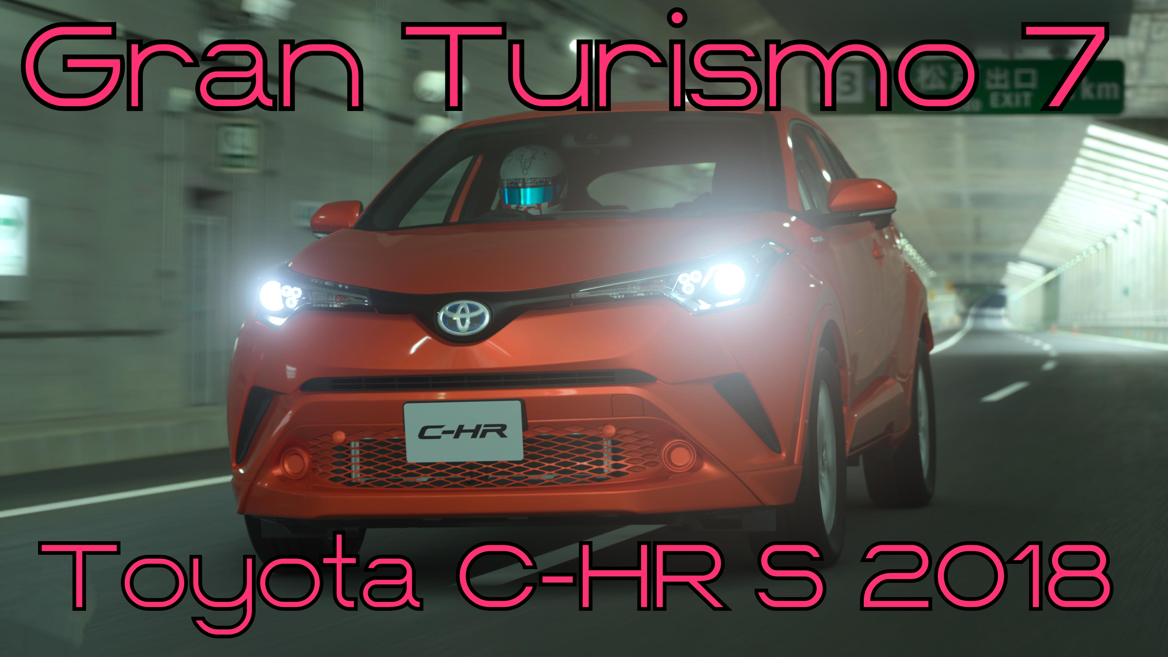 Toyota C-HR S 2018 — стильный компактный кроссовер с характером в мире Gran Turismo 7 🔥🚜