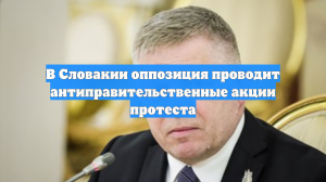 В Словакии оппозиция проводит антиправительственные акции протеста