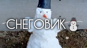 СЛЕПИЛА СНЕГОВИКА ⛄️ Зимние забавы