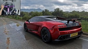 918HP Lamborghini Gallardo LP 570-4 - Forza Horizon 5 Steering Wheel Gameplay