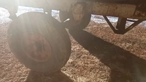 Хозяйство прирастает. купил телегу для перевозки сена.