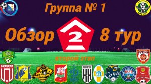 Дивизион Б. Группа № 1 А обзор 8-го тура, второй этап, сезон 2025 года