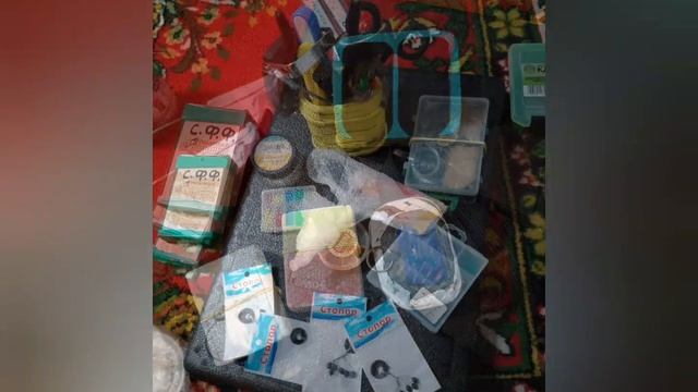 Мои зимние рыболовные принадлежности🎣 По тихоньку готовлюсь к зимней рыбалке👍🎣 Жду начала сезона.