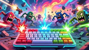 ПРОКАЧАЙ СВОЮ КЛАВИАТУРУ, ЧТОБЫ ПОБЕДИТЬ ВСЕХ МОНСТРОВ!