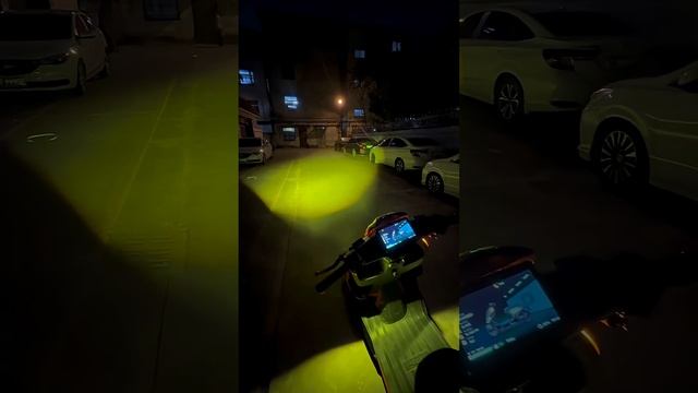 2025 Крутой электроскутер ZEEHO AE4 MAX MY25 оранжевого цвета #zeeho #ae4max #фара #освещение смотреть онлайн