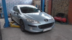 Переборка заднего левого суппорта на Peugeot 407 1,8 Пежо 407 2005 года