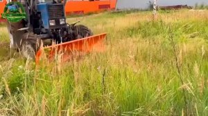 Отвал коммунальный EURO 2,4/2,5 метра на "МТЗ-82" от завода "Большая Земля"