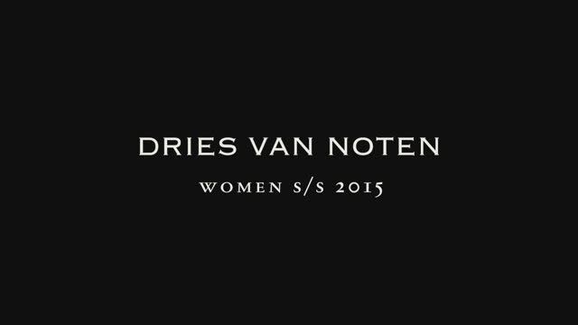 Показ женской коллекции Dries Van Noten Women весна-лето 2015