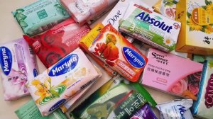 АСМР ШУРШАНИЕ. РАСКЛАДЫВАЮ ЯРКОЕ МЫЛО. ШЕЛЕСТ И ШУРШАНИЕ БУМАЖНЫХ ОБЕРТОК!