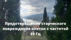 Предотвращение Старческого Повреждения Клеток*ЧАСТОТА РАЙФА 69 Гц