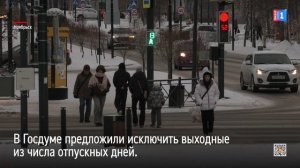 В Госдуме предложили исключить выходные из числа отпускных дней