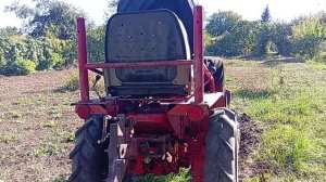 Трактор Т-08.Первая вспашка.