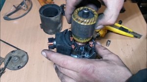 Ремонт стартера Хонда Стрим RN-1 D17A#Сборка стартера, установка на Honda Streem.