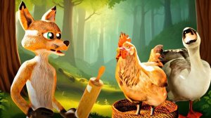 Лисичка со скалочкой Русские народные сказки 🦊Хитрая Лиса