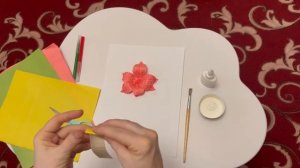 Аппликация "Цветок для мамы".Подготовил воспитатель Кухарева Н. А. (18.11.25)