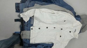 40765 Джинсовые ветровки (куртки), 1пак, CREAM+EXTRA LIGHT JACKETS, секонд (cream/extra) оптом