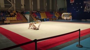 ТР 2 спортивный разряд, Сарымсакова - Танова - Михайленко, МАУДО ДТДиМ ,Балансовое упражнение