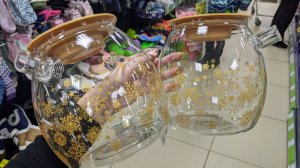 В Фикс Прайс привезли стеклянные чайники, конфетницы, коробки с котиками, сладости и другие товары