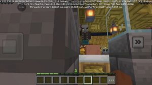 Поборник пытается догнать меня и жителей в minecraft