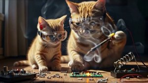 Как котики все чинили