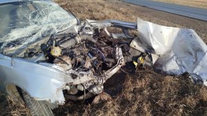 ДТП на трассе в Курганской области "Занесло"