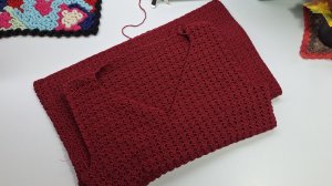 Вязовлог 42'25 Работаю с платьем// Видео одного процесса// Органайзер в подарок