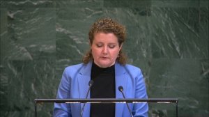 Выступление А.М.Евстигнеевой в ГА ООН по докладу МАГАТЭ