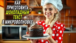 Как приготовить шоколадный кекс в микроволновке