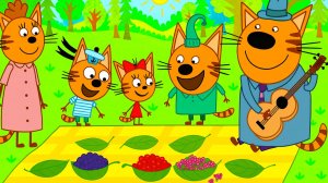 Три Кота — Мультики для детей |  Раскраска для детей  |  Приключения Коржика, Компота и Карамельки