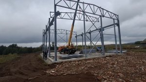 Строительство ангара 18 на 24 на 9,5 под производство оборудования