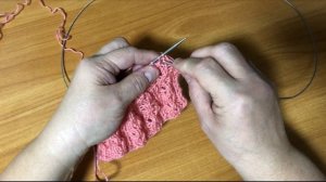 Лёгкий воздушный узор спицами для ваших изделий