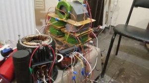 Запуск трансформаторного монстра с 1 В при реактивке свыше 200 В!