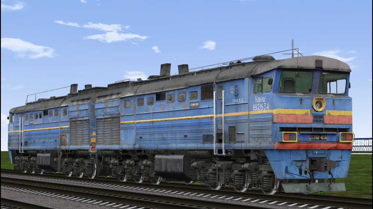 Запуск 2ТЭ10В в RTS _ MaDaDev