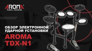 Обзор электронной ударной установки Aroma TDX-N1