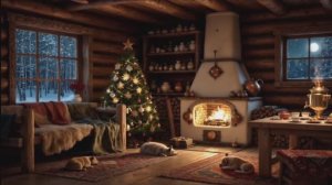 Русская Деревня. Фольклор. Зима. Камин. Часть 1.