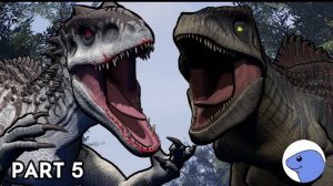 Гиганотозавр vs Индоминус Рекс|Анимация часть 5 (перезалив с Ютуба)