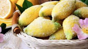 Печенье «Лимончики». Очень нежное, ароматное и вкусное.