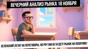 Вечерний анализ рынка 18 ноября. Рост индекса IRUS, но он всё ещё в боковике! Дальше ждем рост?