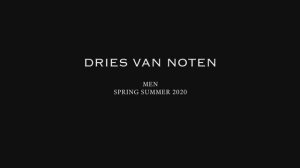 Показ мужской коллекции Dries Van Noten 109 весна-лето 2020