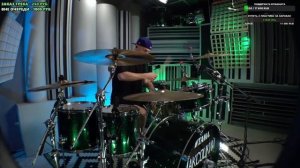 Каверы на барабанах! Барабанщик в прямом эфире! Drum Covers Live from HI-END studio #стрим  #stream