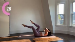 DAY 22 - 1 MONTH PILATES PLAN   10MIN Toned Abs & Waist    madeleineabeid