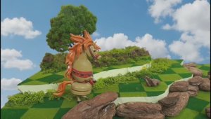 Шахматы ♟️ Конь учится ходить по декорации. На пути к мультфильму!