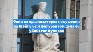 Один из организаторов покушения на Шойгу был фигурантом дела об убийстве Купцова