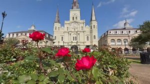 Тихая пешая экскурсия по Французскому Кварталу Прогулка по Новому Орлеану Штат Луизиана Утром