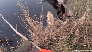 Рыбалка на паук подъёмник. Вырубил новый шест  для паука.