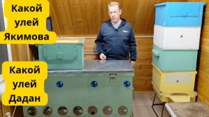 Улей-лежак Якимова и улей Дадан. Сравнение какой улей выбрать начинающему пчеловоду