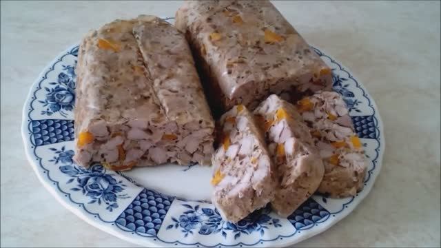 Закуски Мясной рулет К праздничному столу